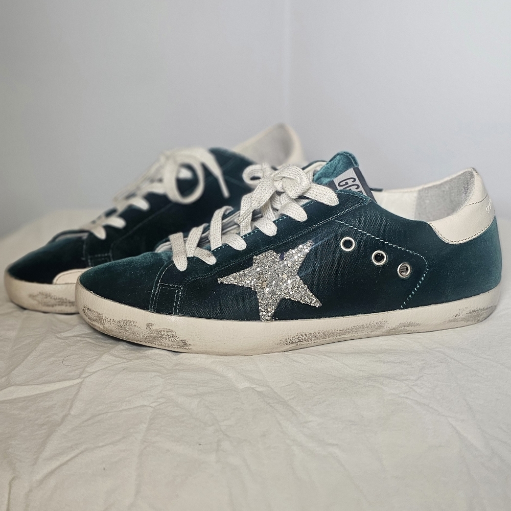 Green Golden Goose Sneakers